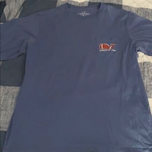 Vineyard Vines Blue Football T-Shirt
